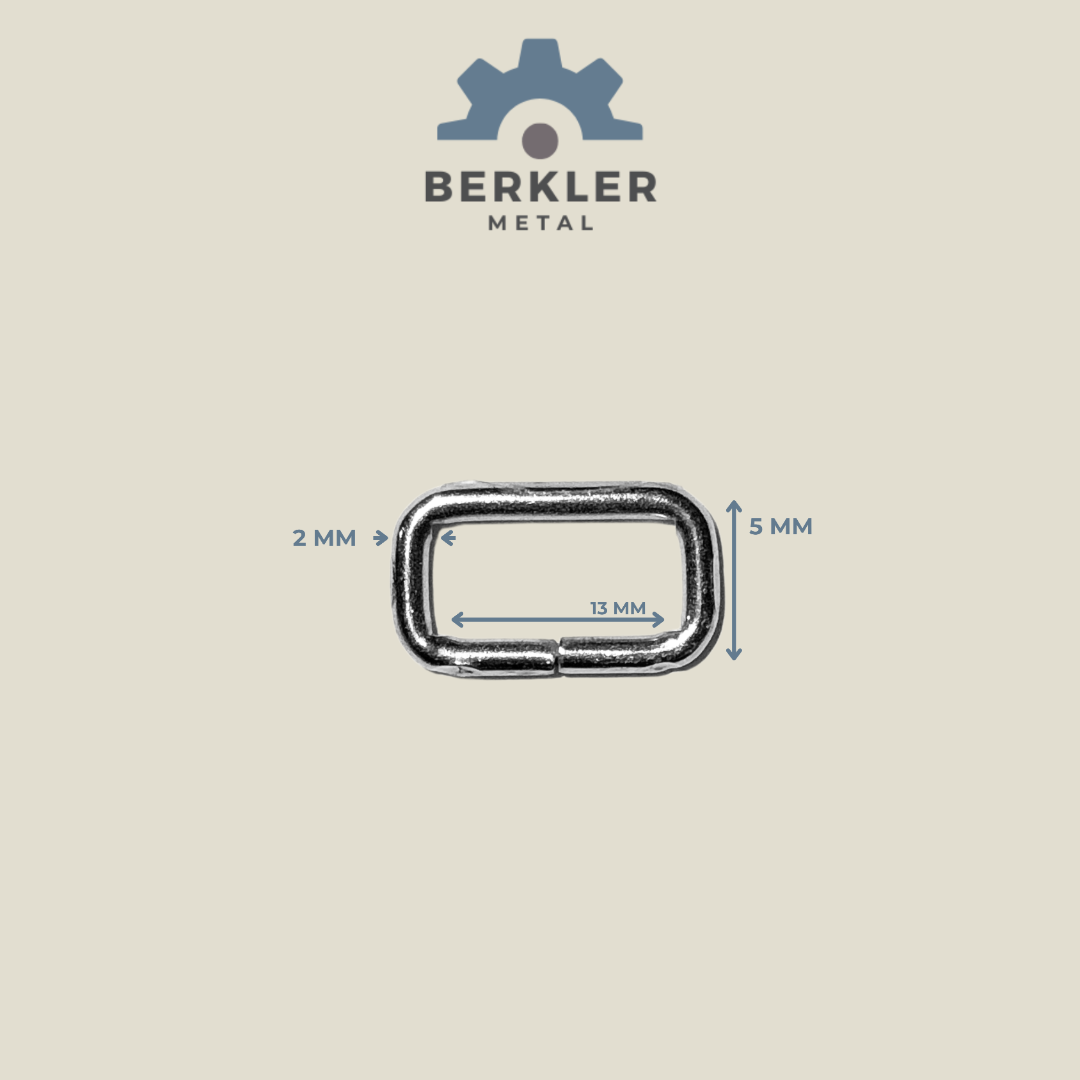 13 mm * 5 mm * 2 mm çerçeve metal renk