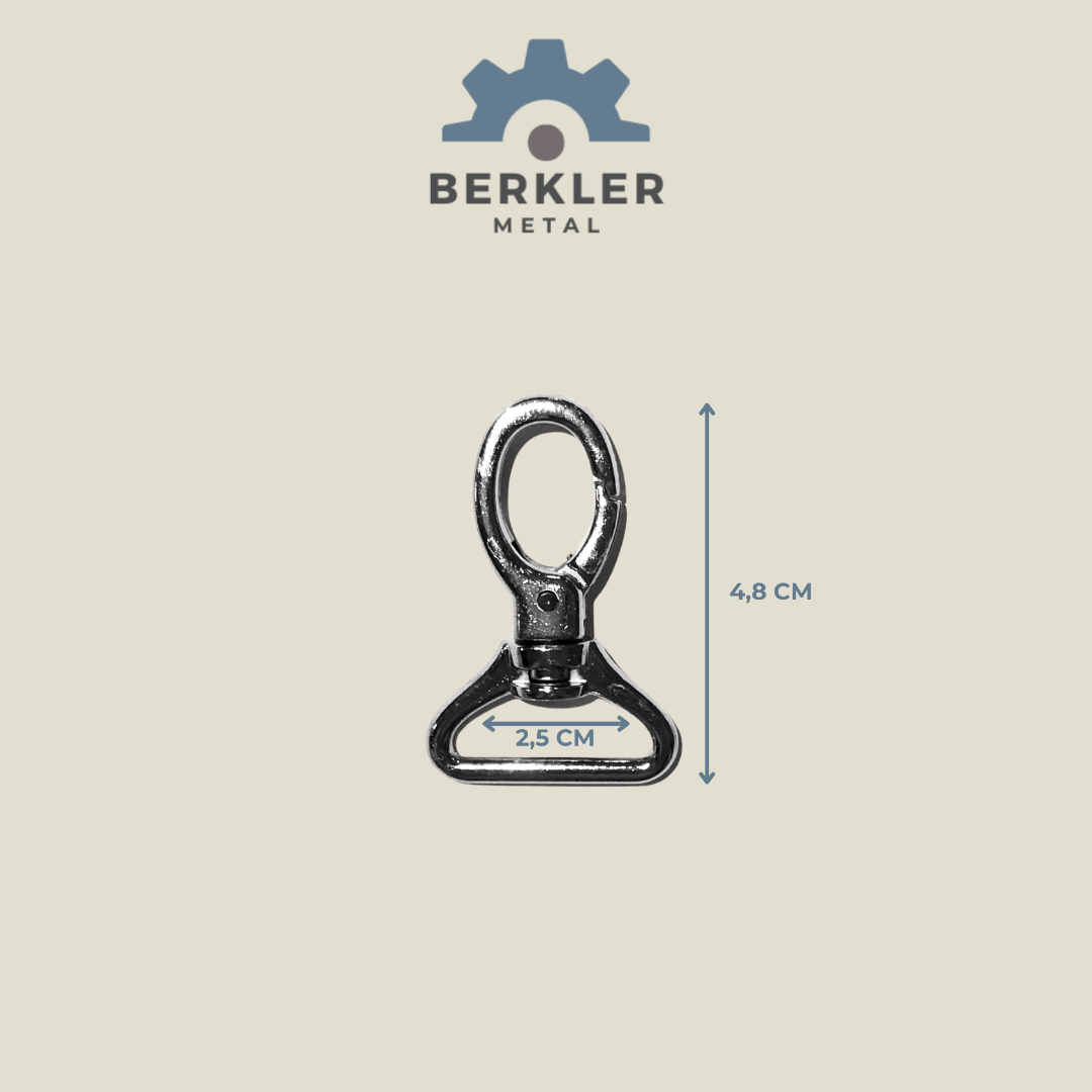 2,5 cm sargılı kanca 4,8 cm.  metal renk