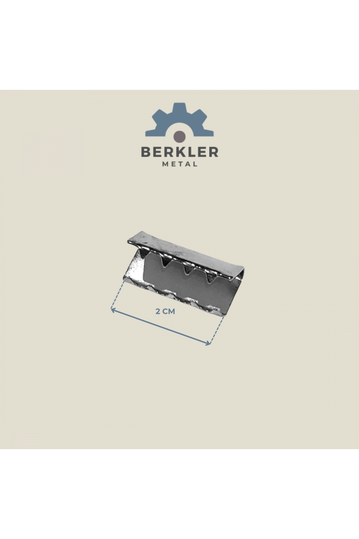 2 cm kemer ucu metal renk