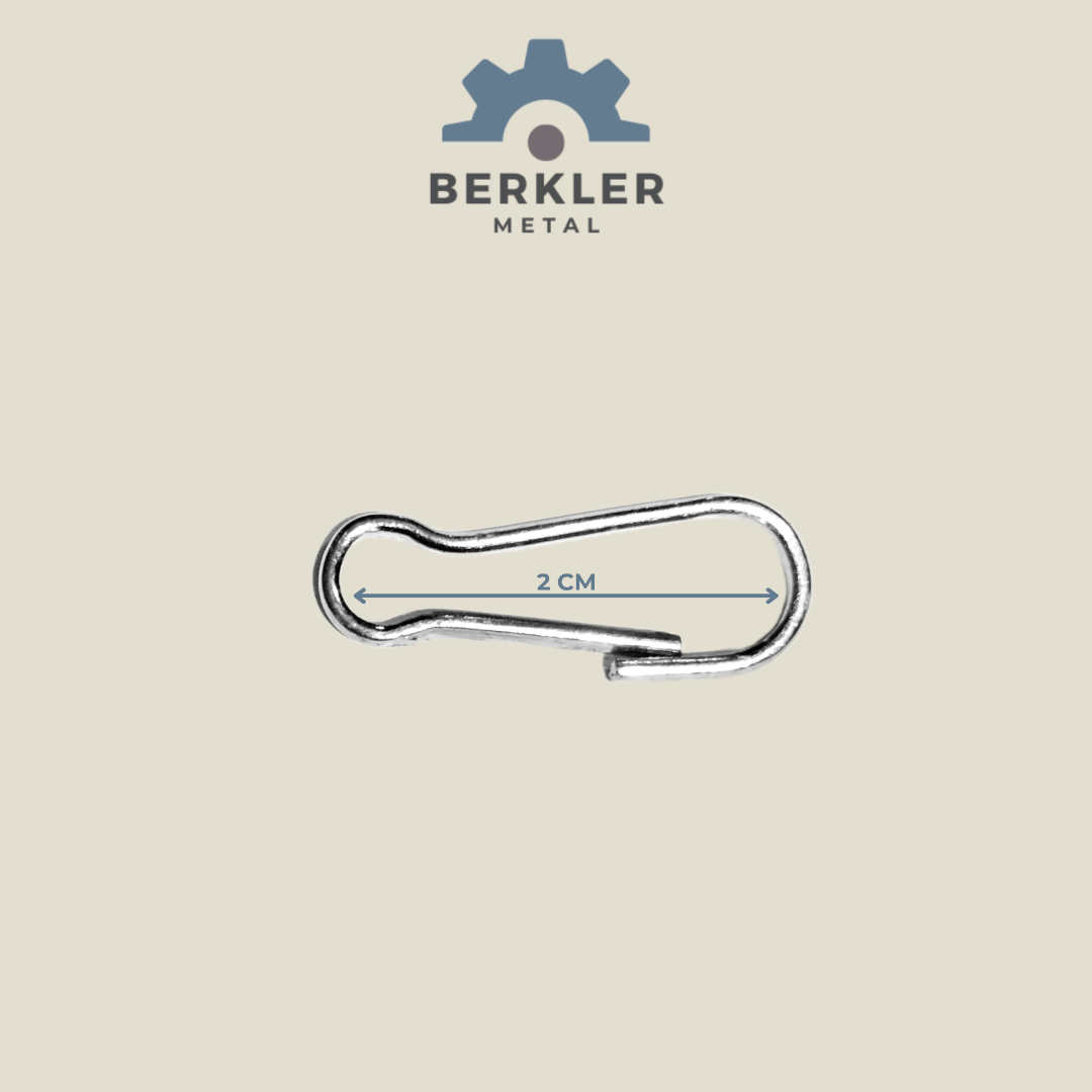 2 cm tel kanca metal renk