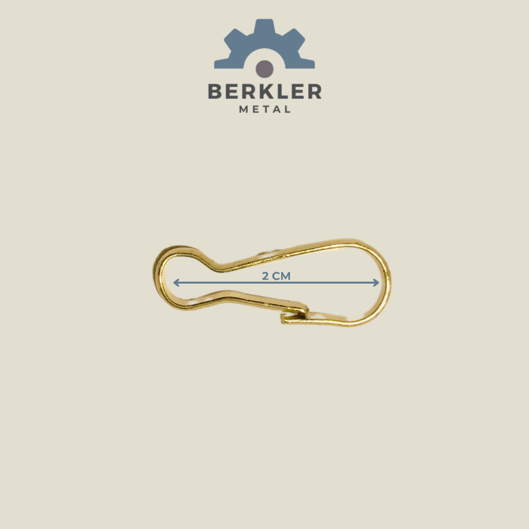 2 cm tel kanca sarı renk