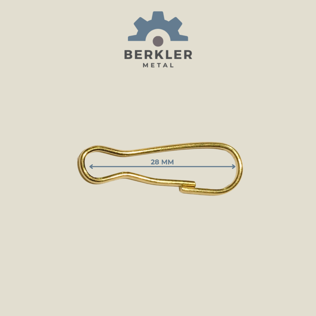 28 mm tel kanca sarı renk