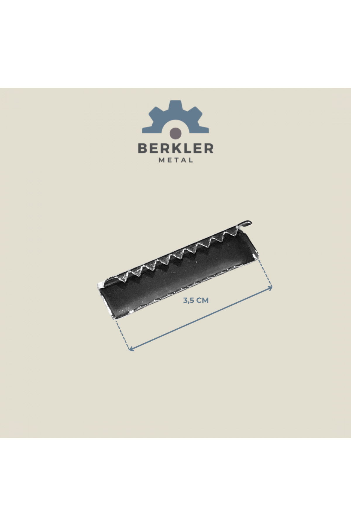 3.5 cm kemer ucu metal renk