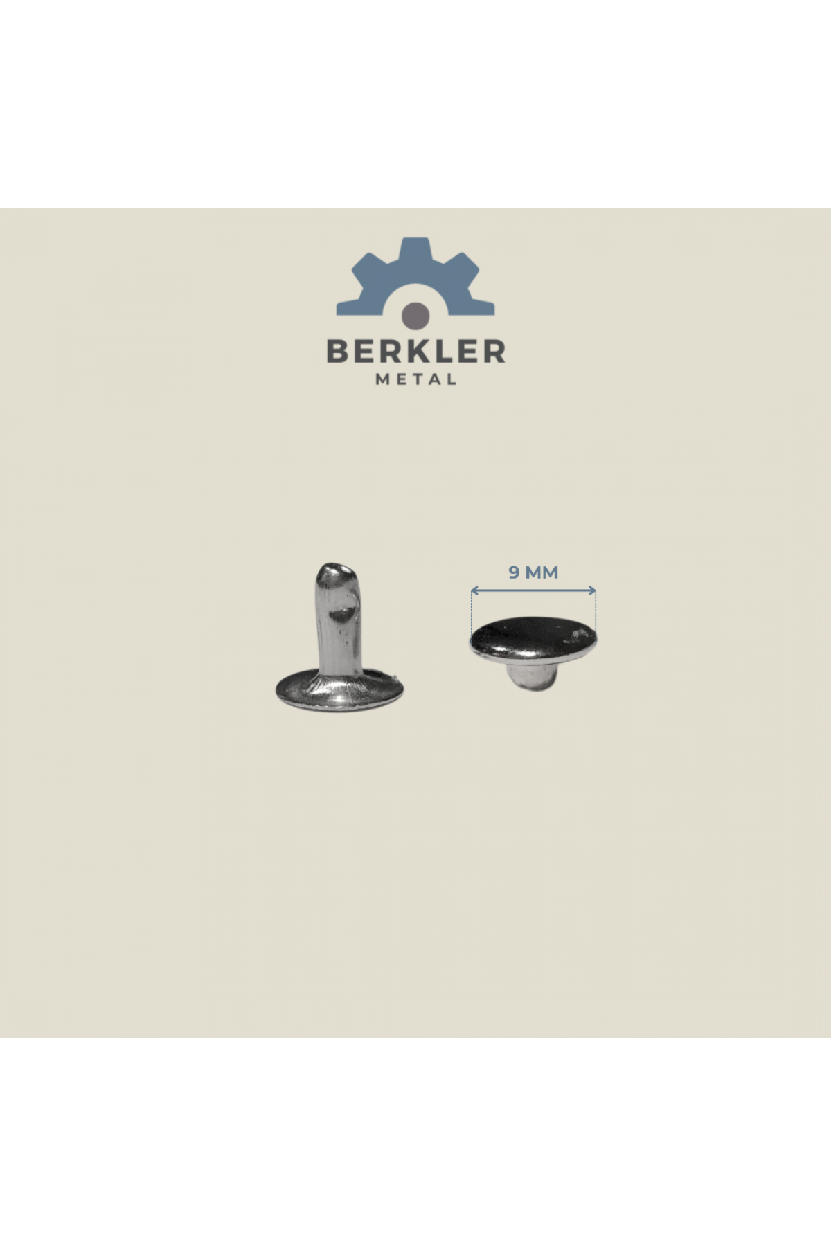 33.5 rivet trok 9 mm metal renk