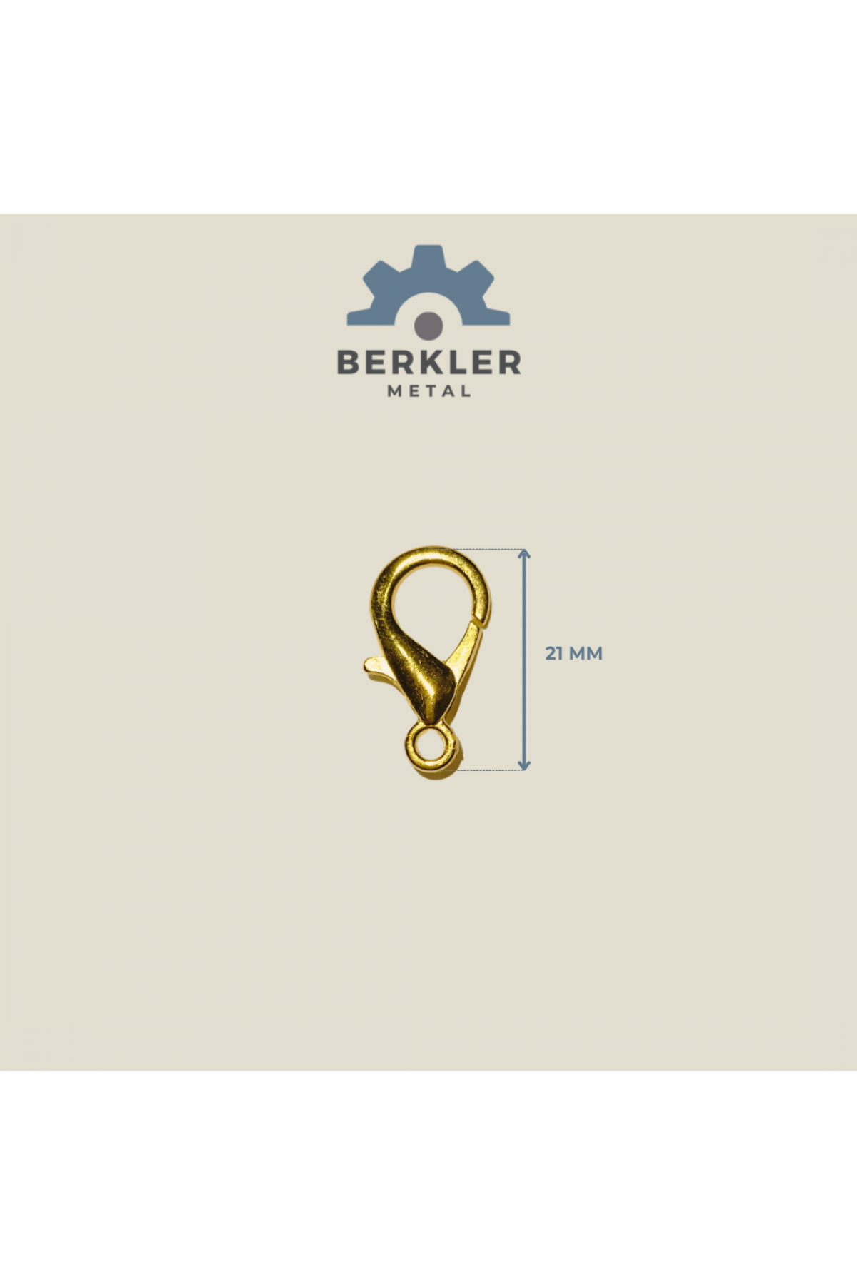 505 papağan klips kilit kapama 21 mm sarı renk