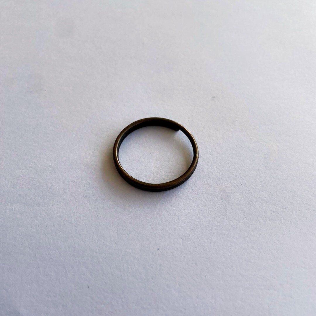 21 mm Tel Sargı Anahtarlık Halkası Antik Renk Metal – Dayanıklı Anahtarlık Aparatı (Min. 500 Adet)