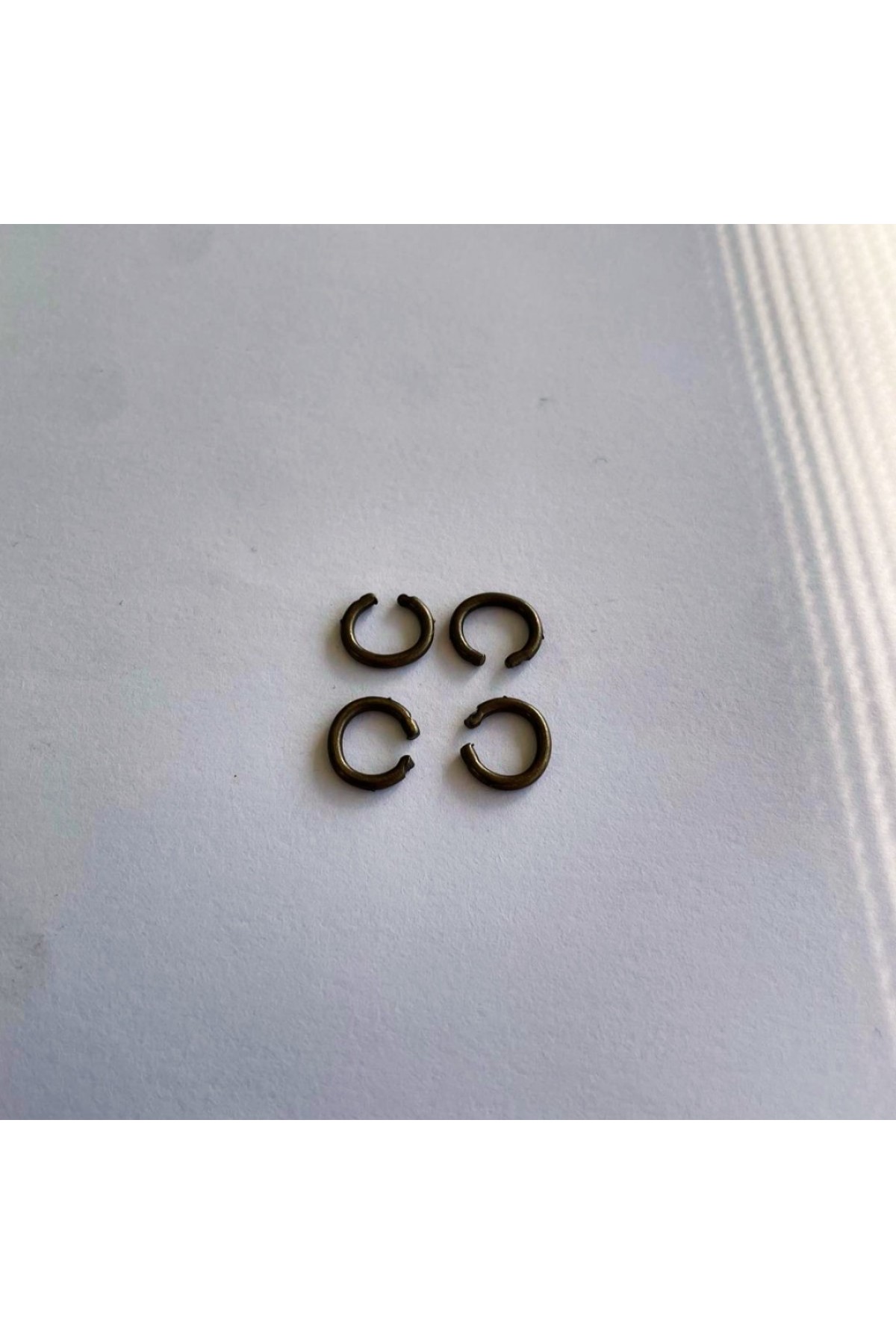 7x1.5mm Antik Renk Metal C Bağlantı Halkası (Minimum Alım: 1000 Adet)
