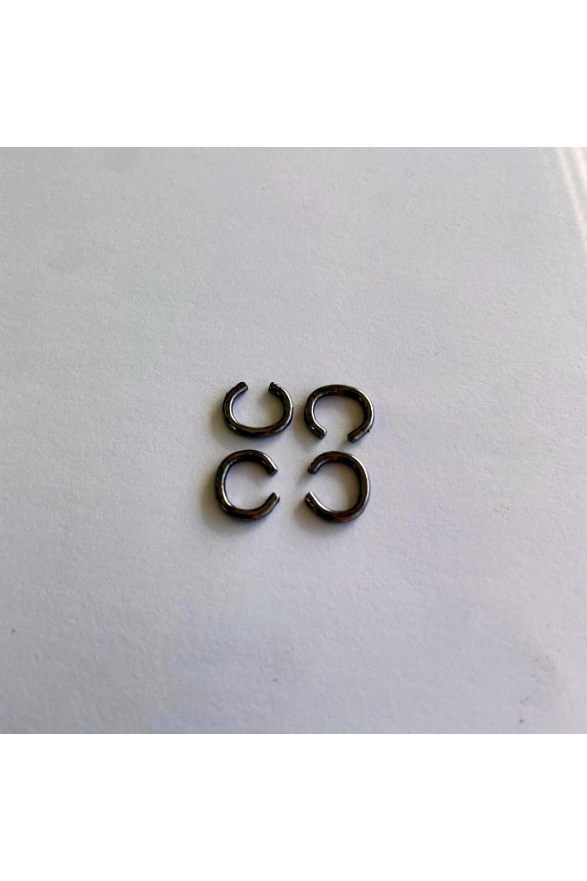 7x1.5mm Füme Renk Metal C Bağlantı Halkası (Minimum Alım: 1000 Adet)