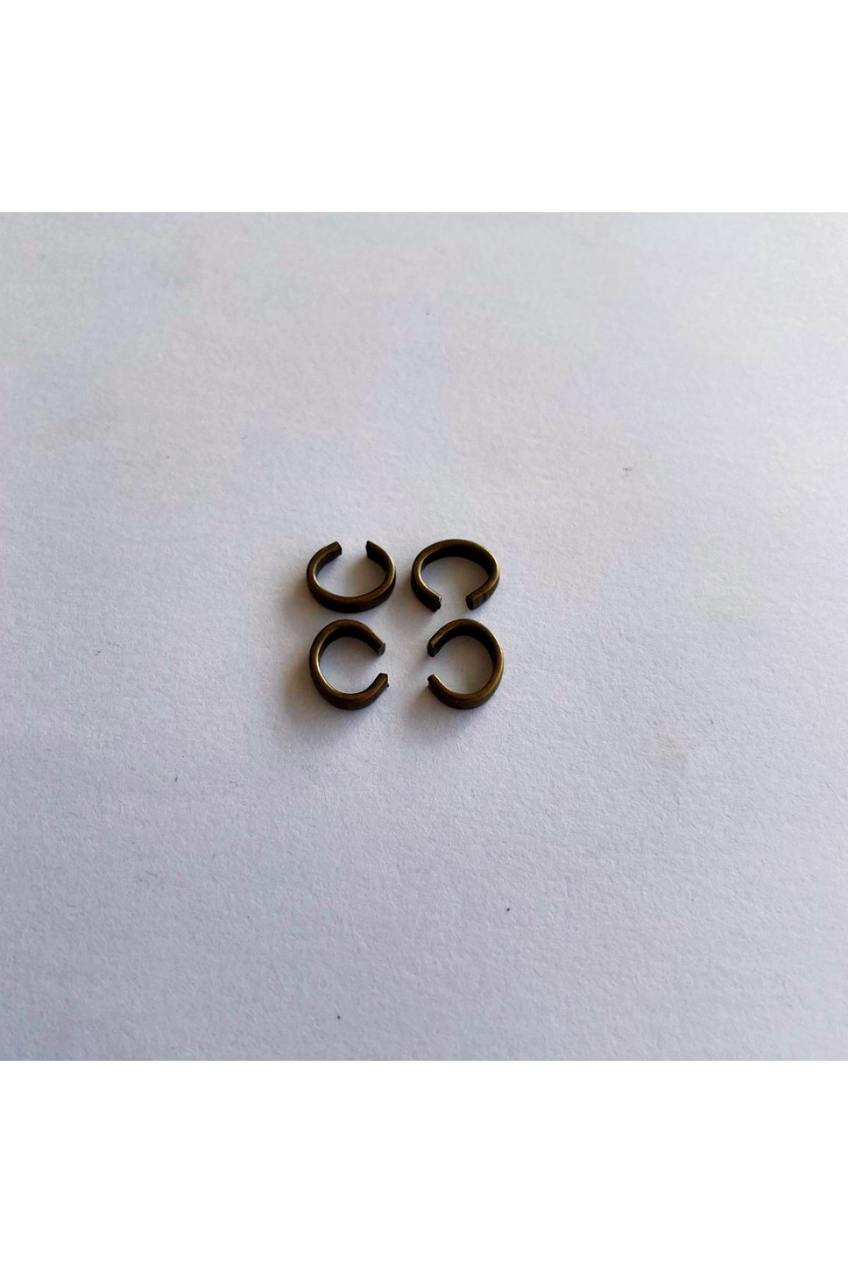 Antik Renk İnce Yuvarlak Metal Bağlantı Halkası (Minimum Alım: 1000 Adet)