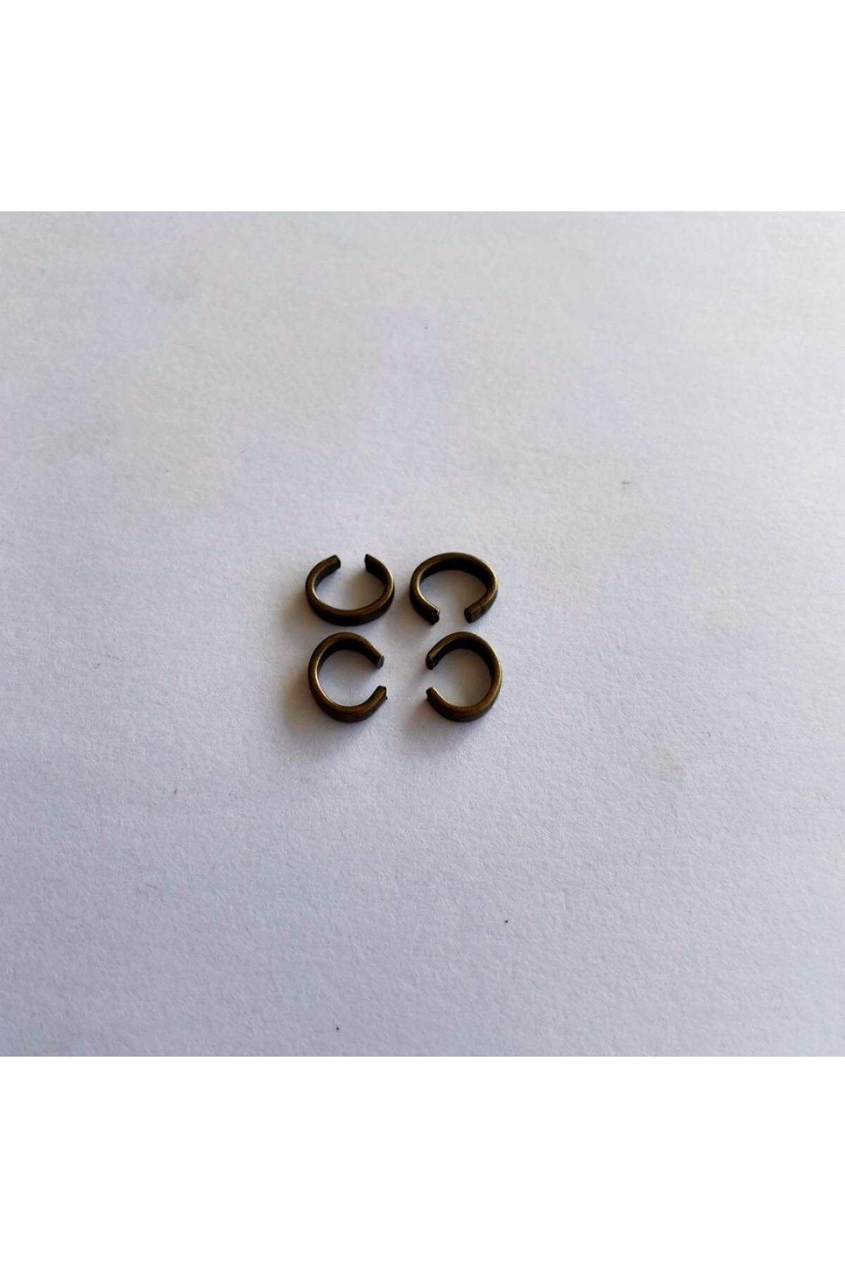 Yuvarlak İnce Bağlantı Halkası Antik Renk – Metal Takı Aparatı (Min. 500 Adet)