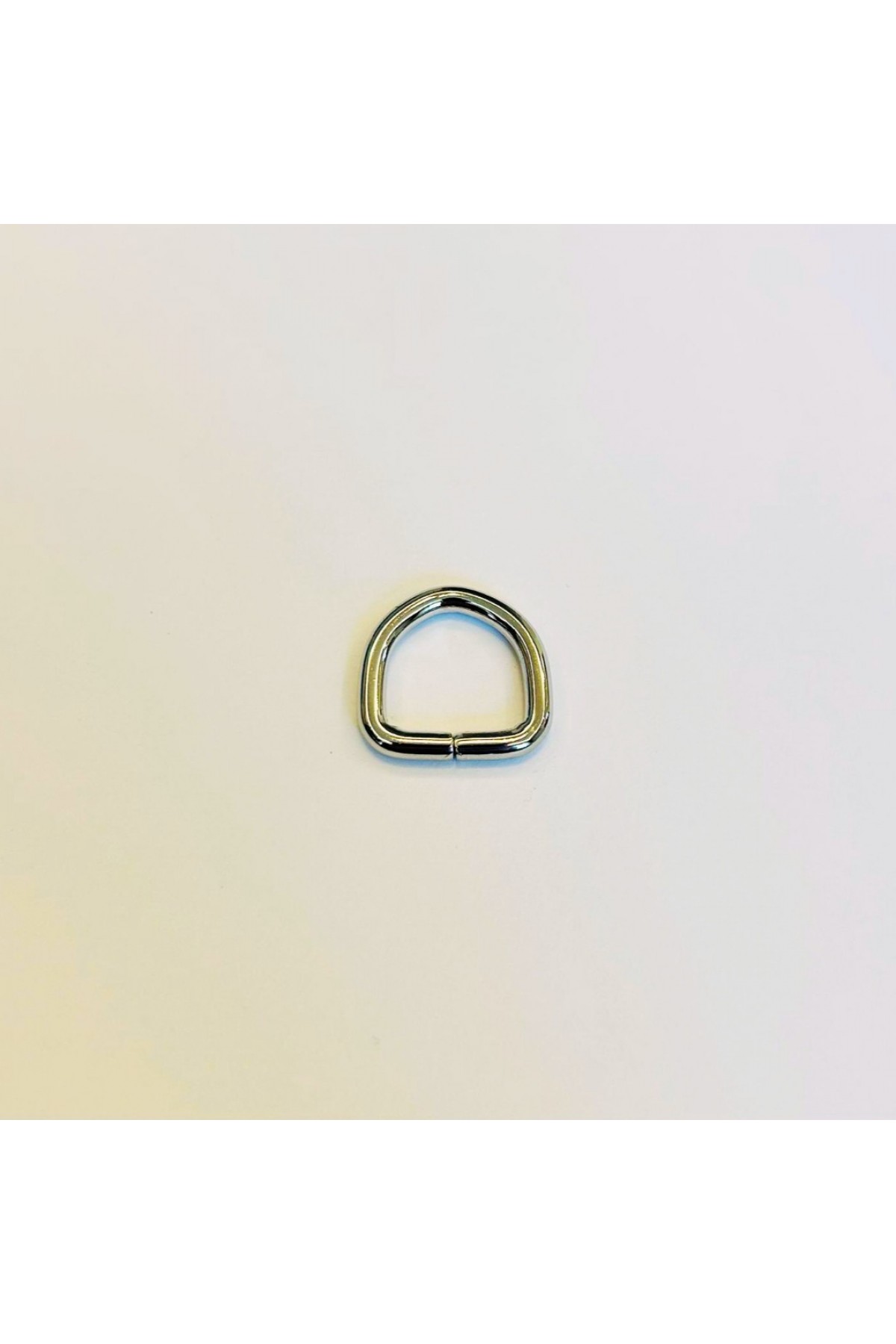 15 mm Nikel Kalın D Halka (4 mm Tel Kalınlığı)