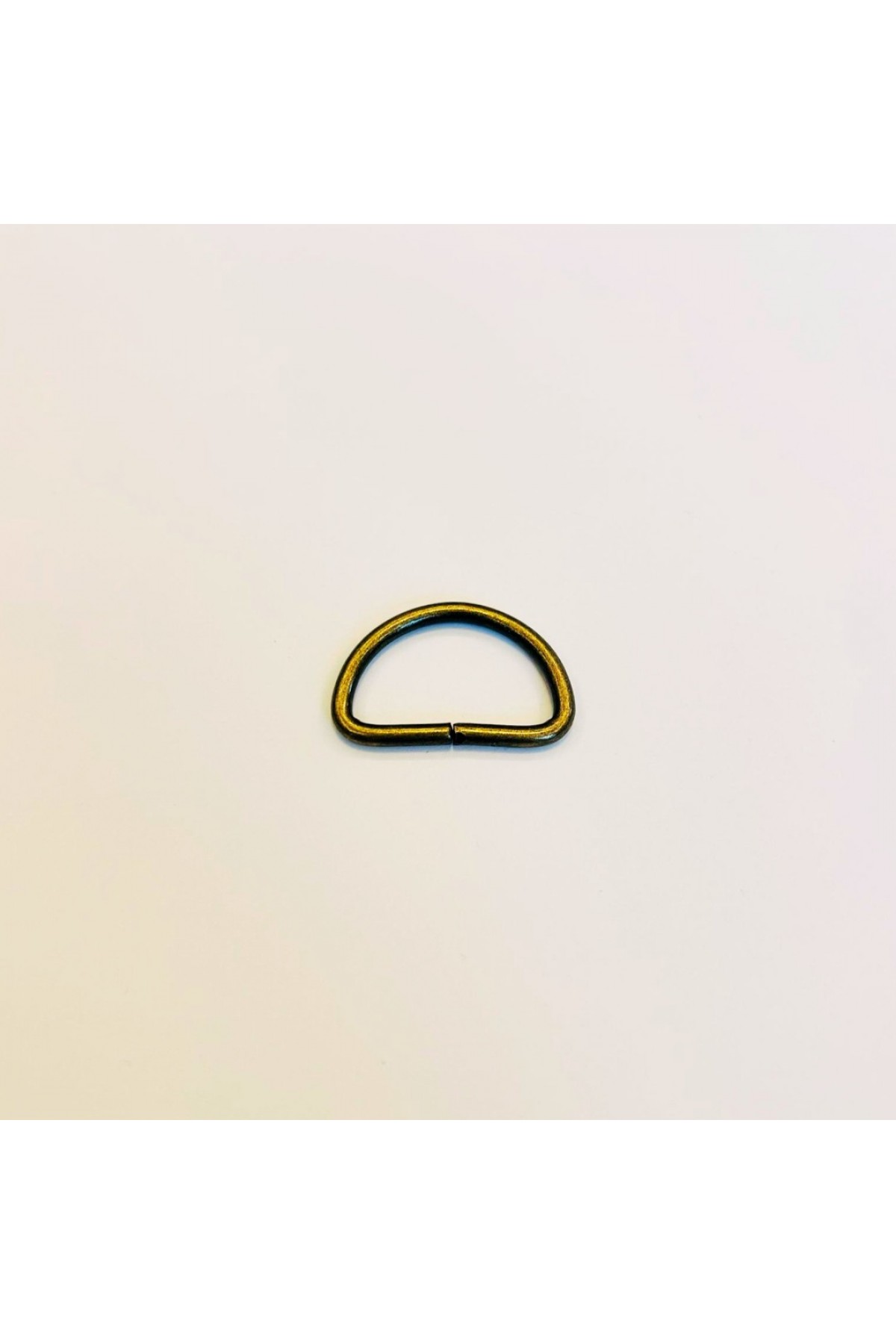 30x18 mm D Halka - 3.5 mm Kalınlık - Antik Renk (100 Adet)