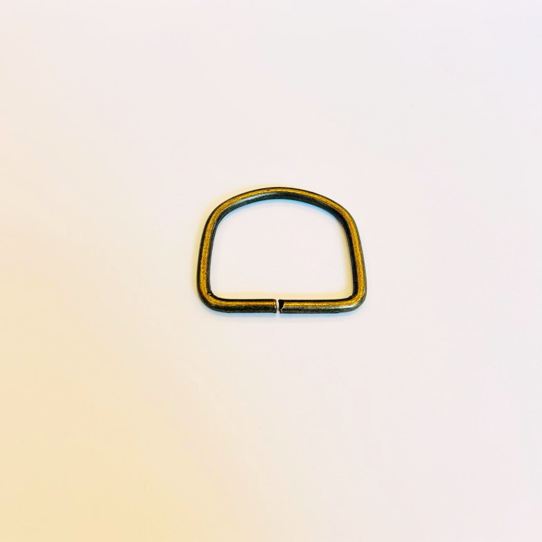 40 mm Yüksek D Halka - 4 mm Kalınlık - Antik Renk (50 Adet)