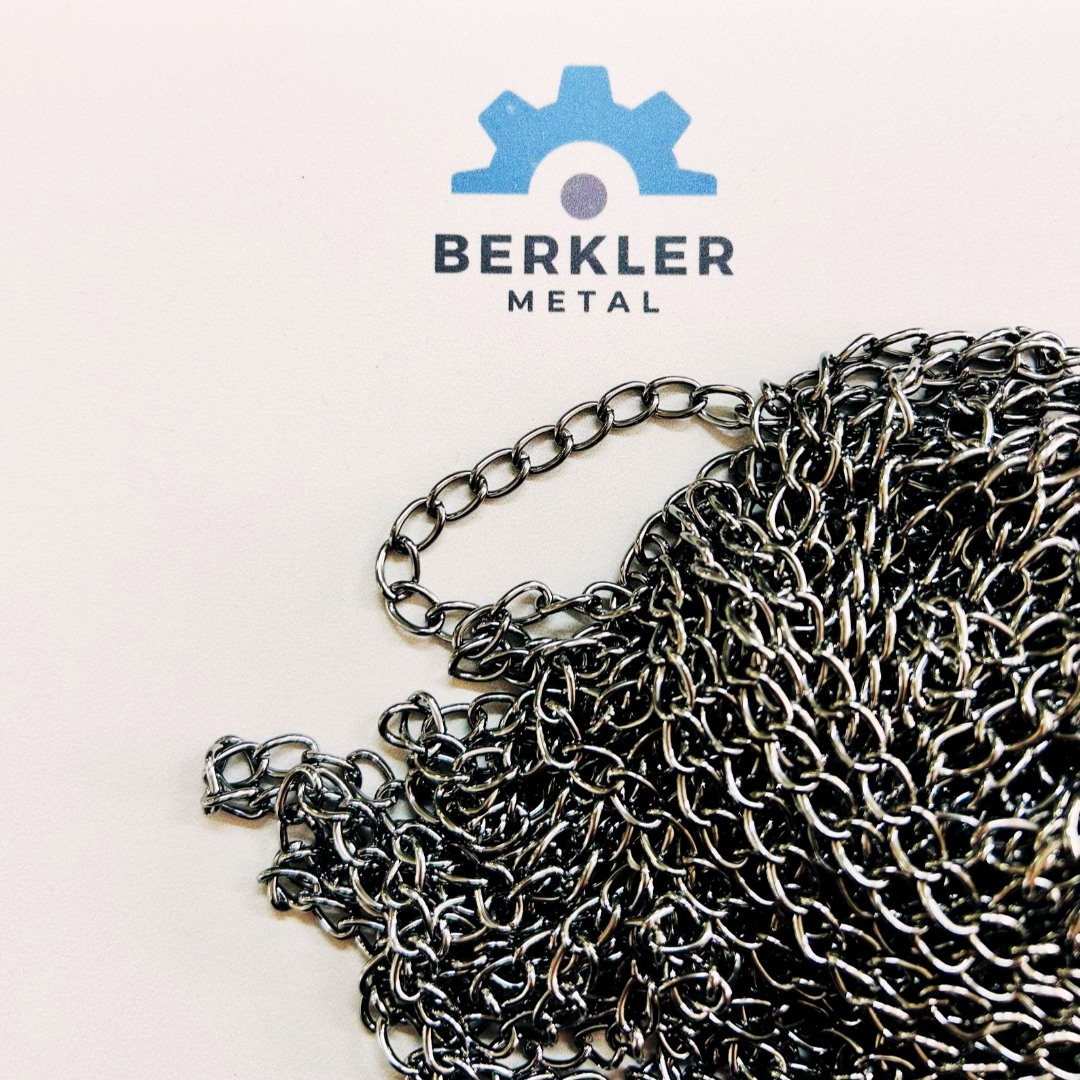 1,20 mm Kıvrık Zincir - Füme Rengi (Minimum 10 Metre)