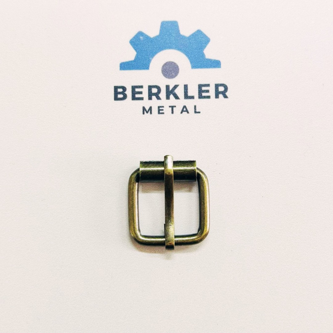 2 cm Makaralı Kemer Tokası 3,5 mm (Kalın Gövde) Antik Renk - Minimum 100 Adet