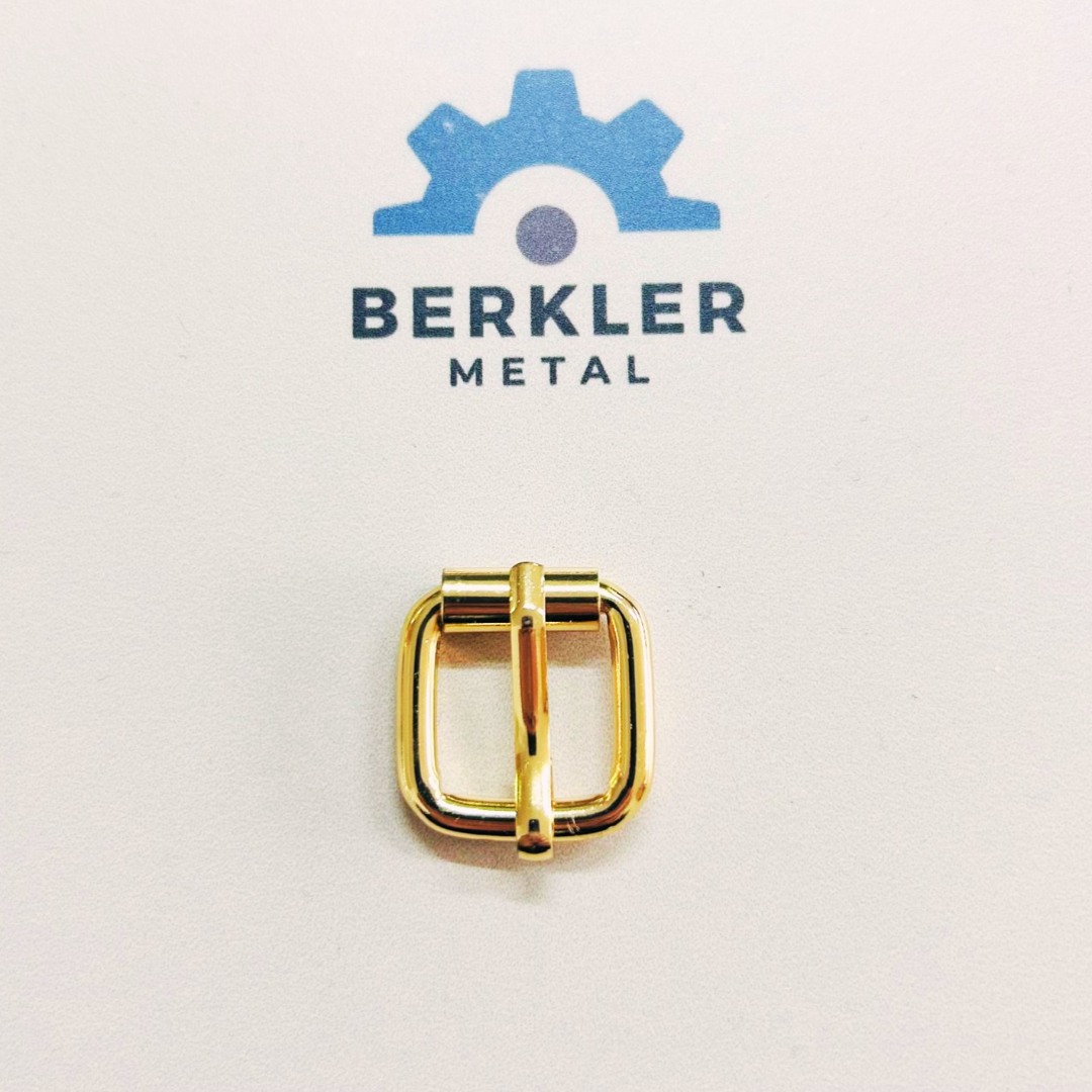 1,5 cm Makaralı Kemer Tokası 4 mm (Ekstra Kalın Gövde) Light Sarı Renk - Minimum 50 Adet