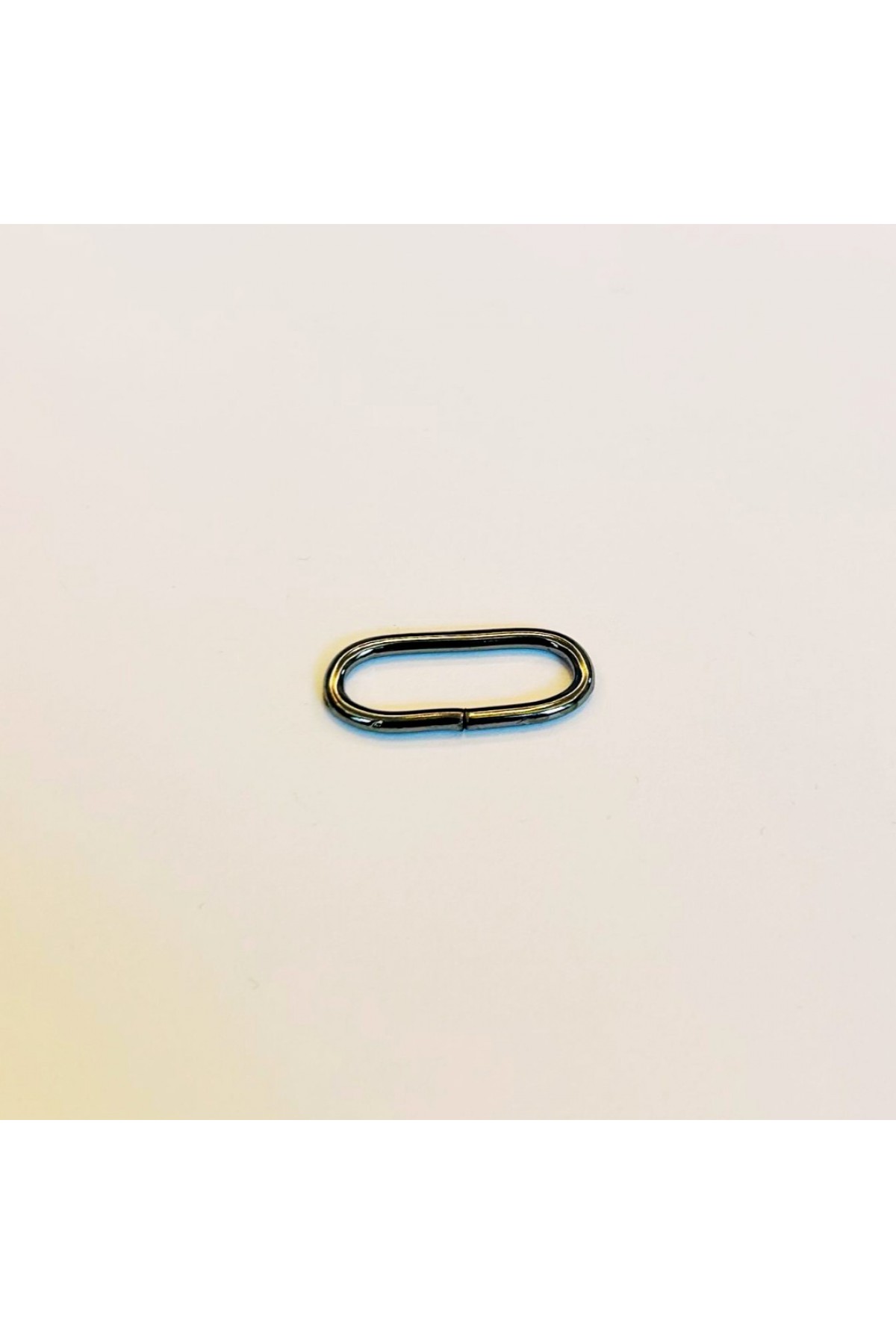 21x7 mm Oval Halka - 2 mm Kalınlık - Füme (Black Nickel) - 500 Adet