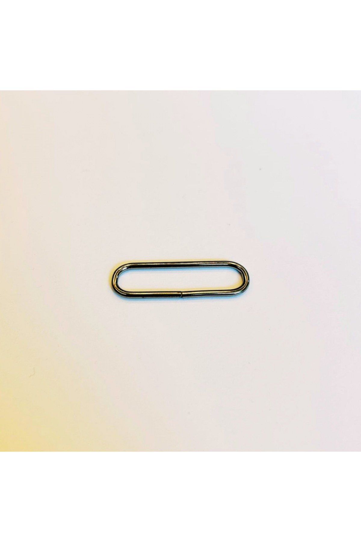 35x7 mm Oval Halka - 2 mm Kalınlık - Füme (Black Nickel) - 300 Adet