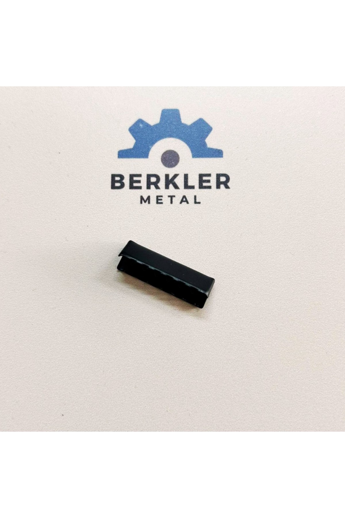 3 cm Metal Kordon Ucu - Mat Siyah (Minimum 200 Adet)