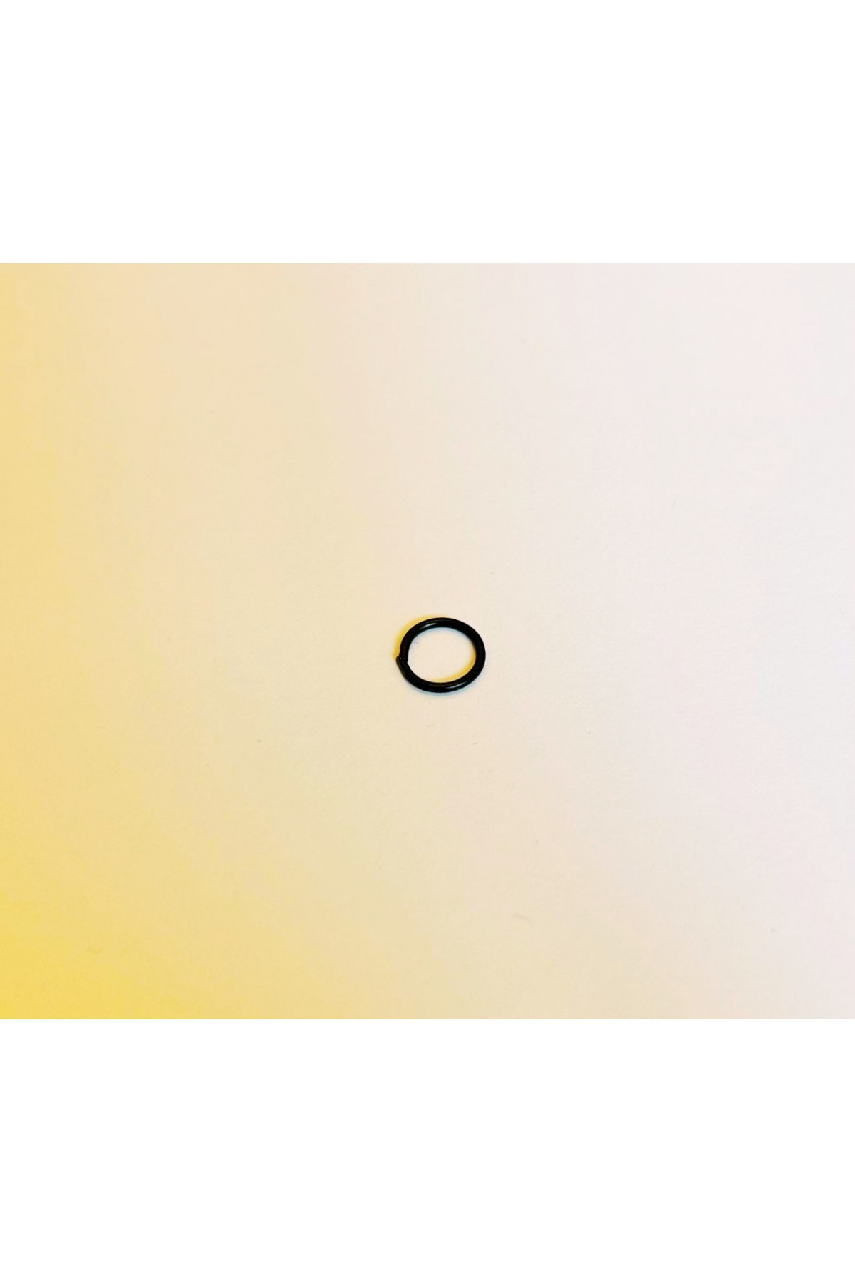 7mm x 1mm Siyah Metal Halka - 500 Adet (İç Çap 7mm)