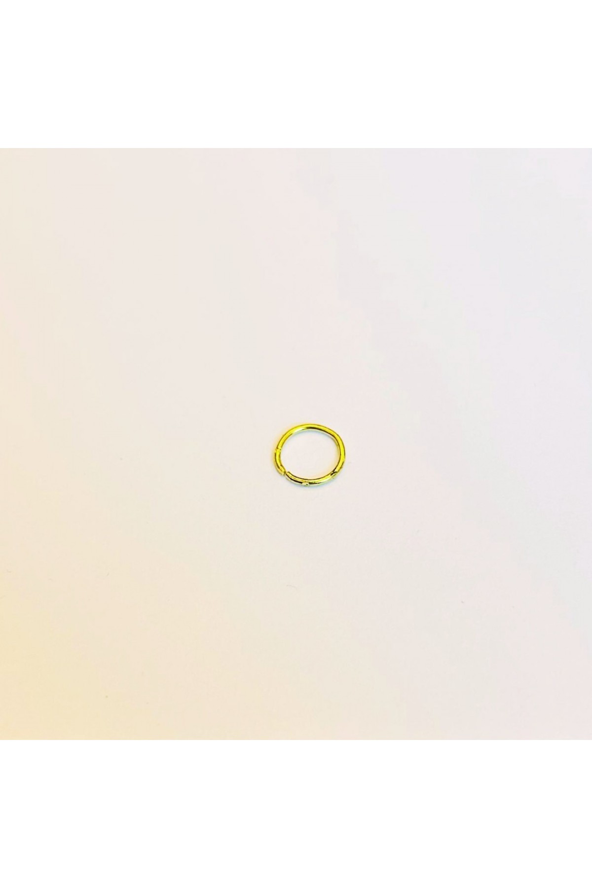 8mm x 1mm Sarı Renk Metal Halka - 1000 Adet (İç Çap 8mm)