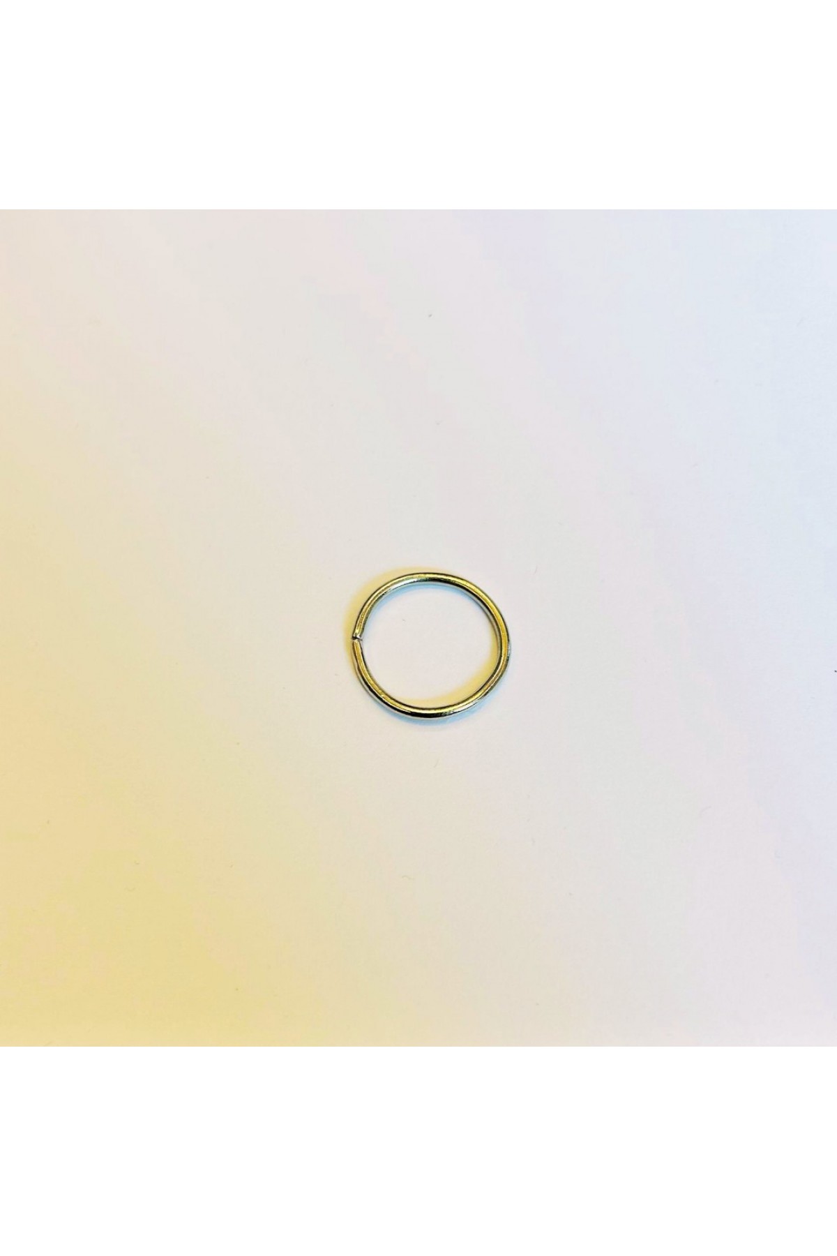 18 mm İç Çap Nikel Yuvarlak Halka 2 mm (Minimum 500 Adet Alım)