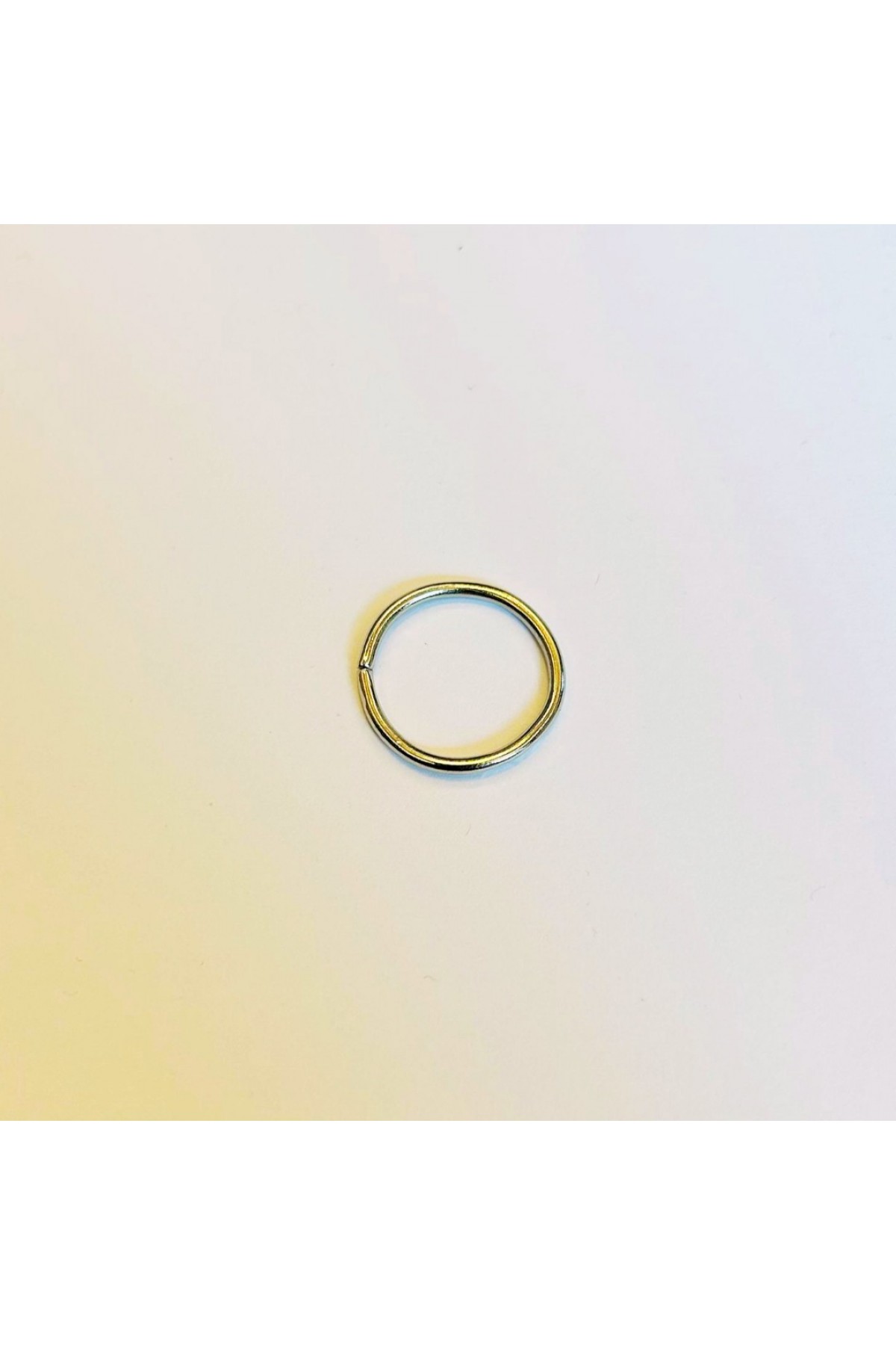 2 cm Yuvarlak Metal Halka - 2 mm Tel Kalınlığı (Nikel) - Minimum 500 Adet