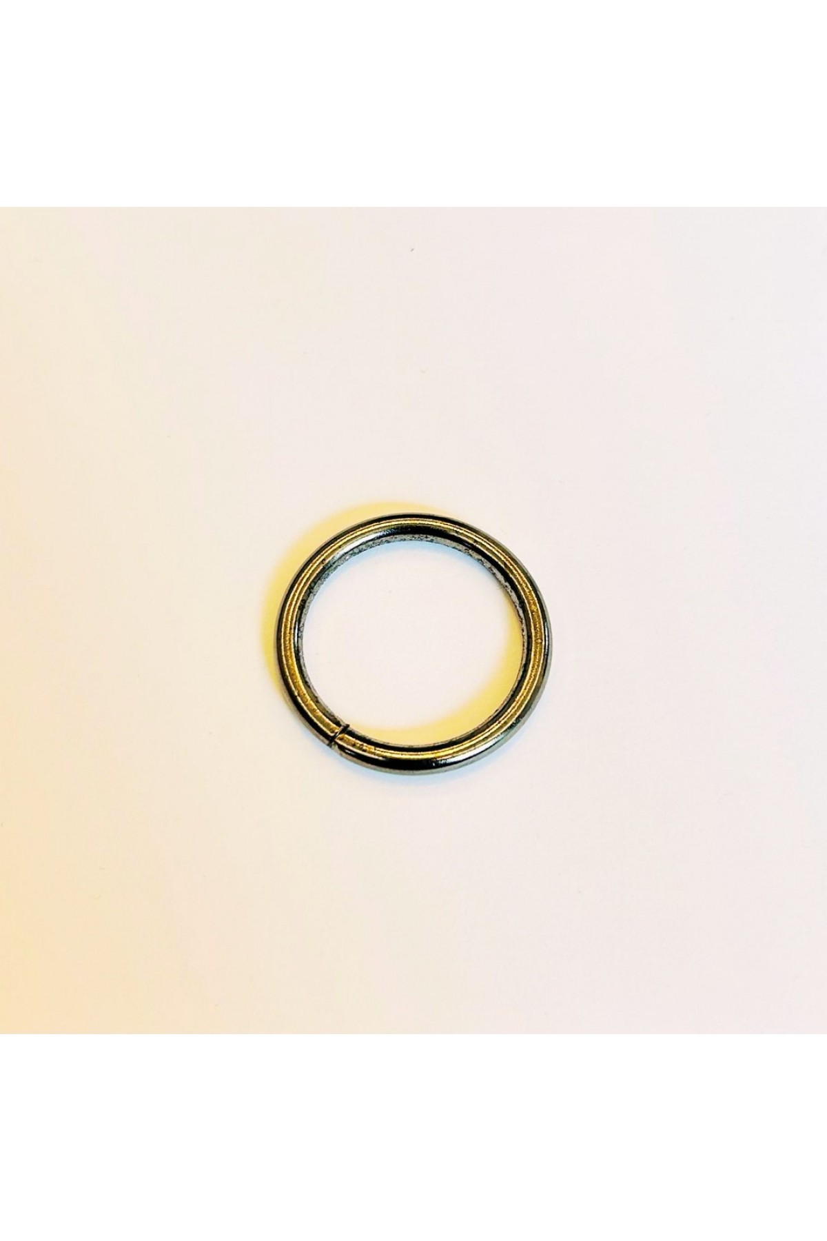3 cm Yuvarlak Metal Halka - 4 mm Kalın Tel (Füme) - Minimum 50 Adet