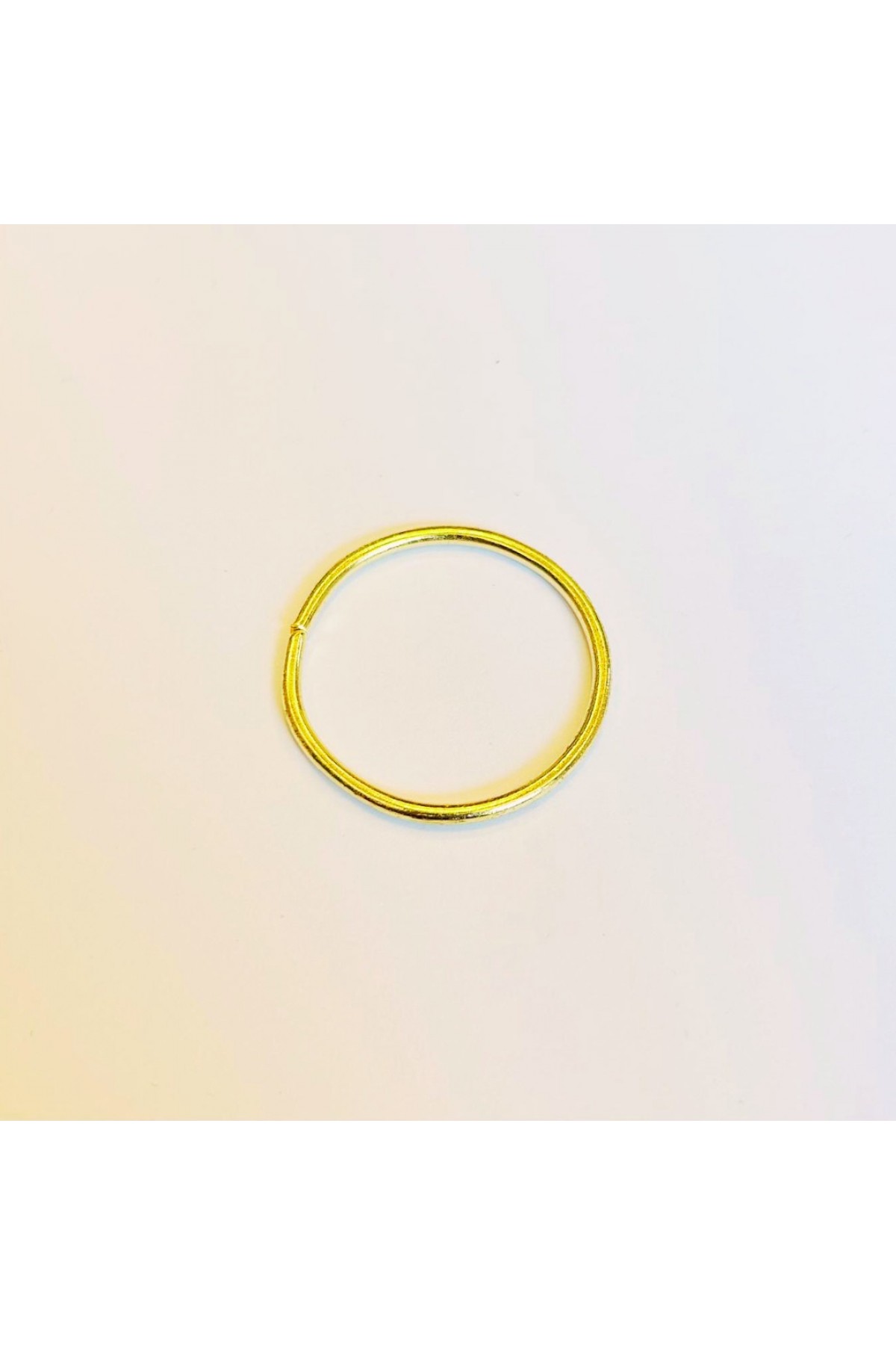 3,5 cm Yuvarlak Metal Halka - 2,5 mm Tel Kalınlığı (Gold Renk) - Minimum 100 Adet