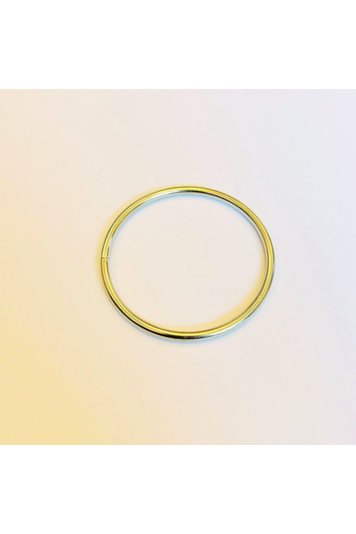 6 cm Yuvarlak Metal Halka - 3,5 mm Tel Kalınlığı (Nikel) - Minimum 50 Adet