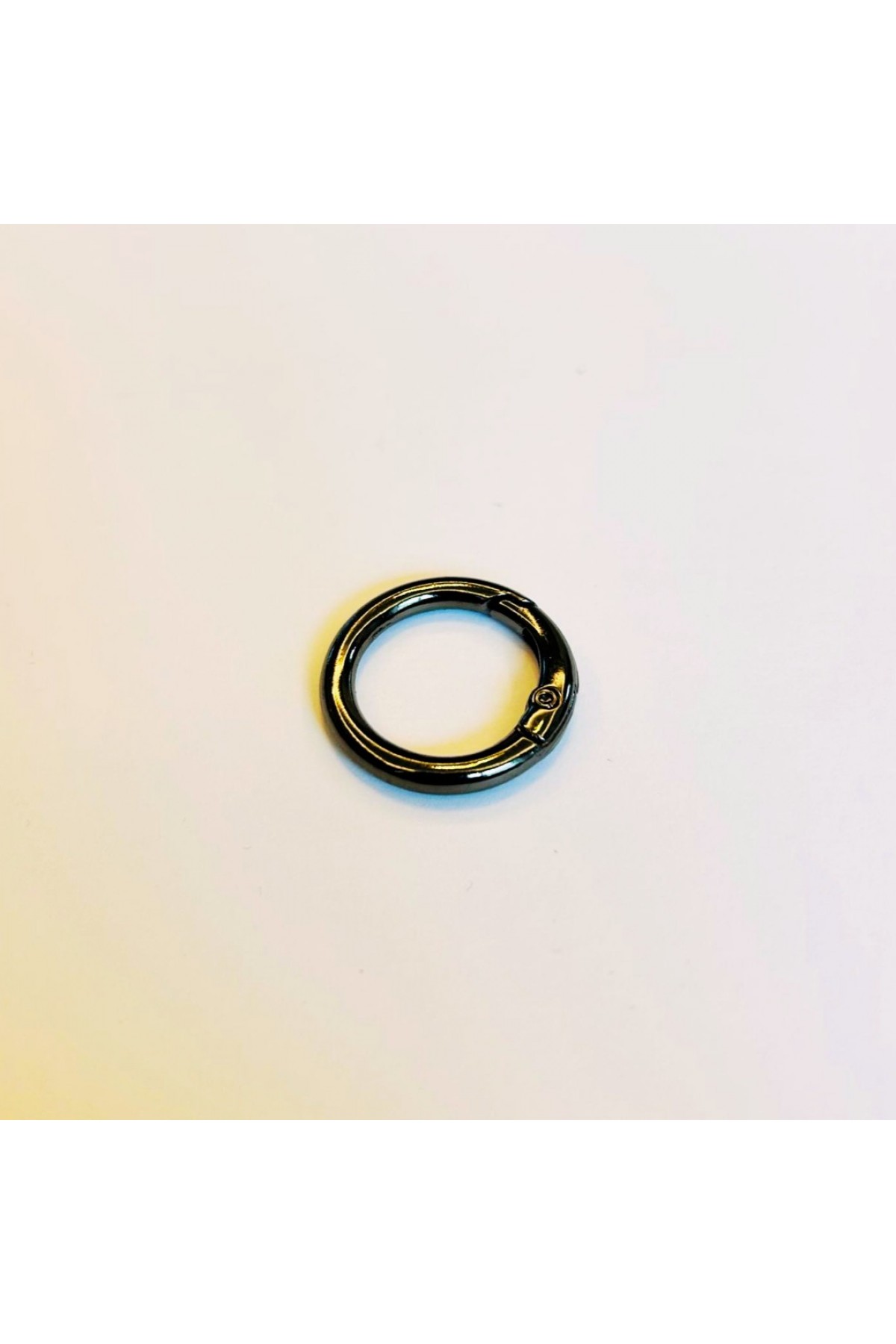 2 cm (20 mm) Yaylı Halka - Füme (Black Nickel) - 50 Adet