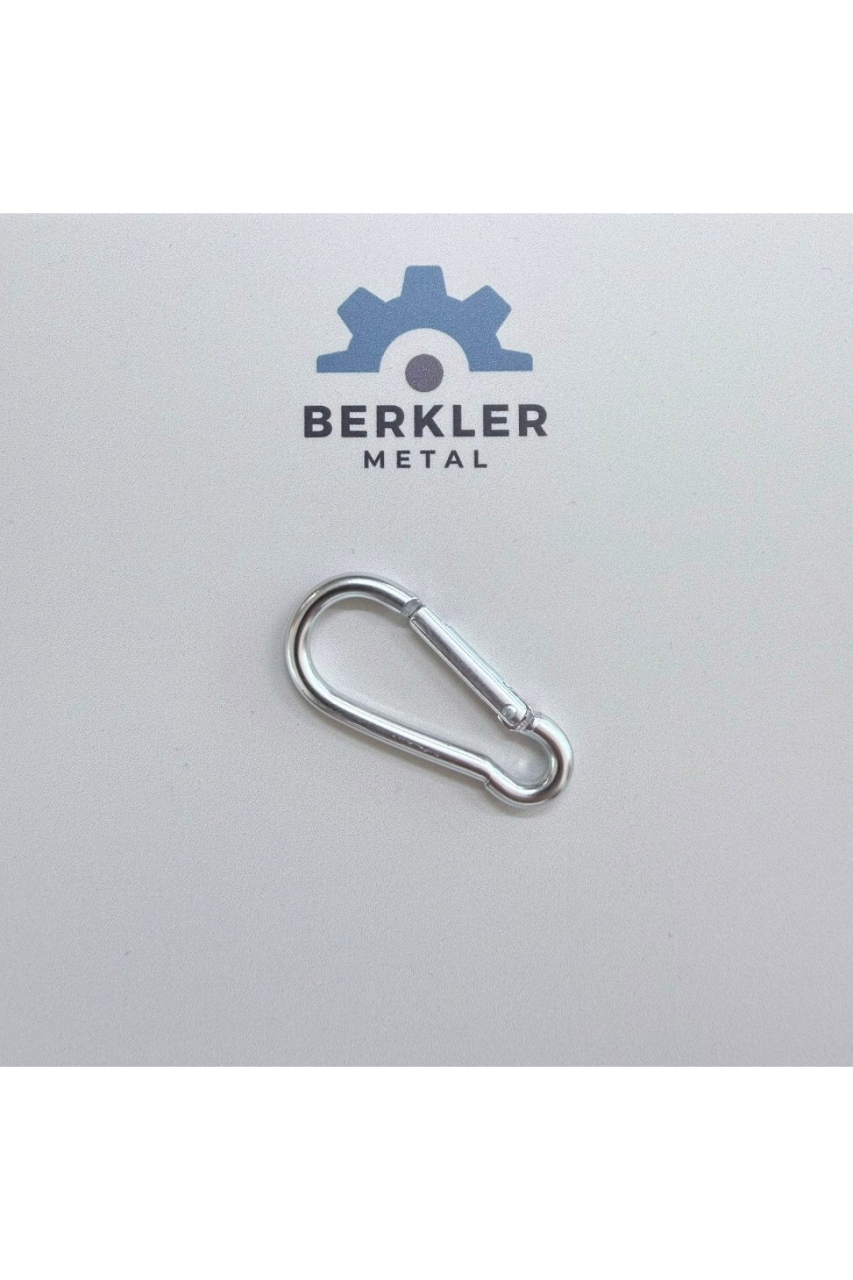 4 cm Karabina Kanca Nikel Renk Metal Karabina Aparatı