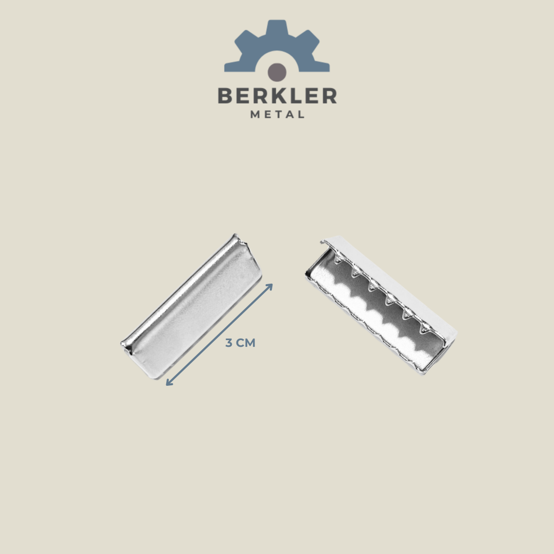 3 cm. uç nikel metal renk