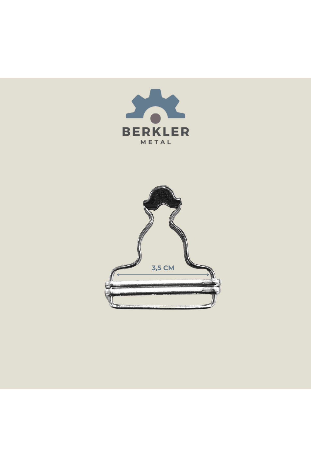 3,5 cm. salopet metal renk 