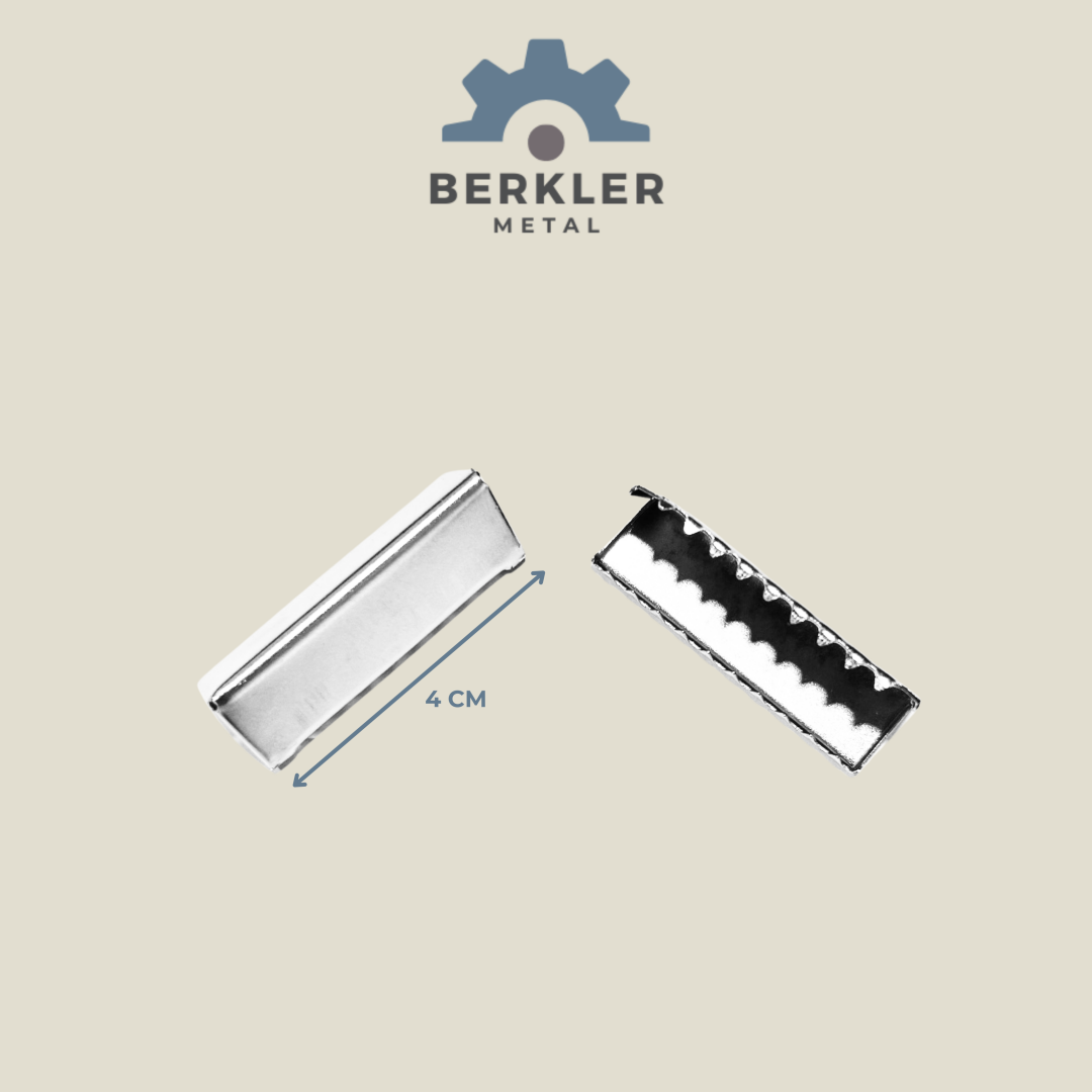 4 cm.  geniş uç nikel metal renk
