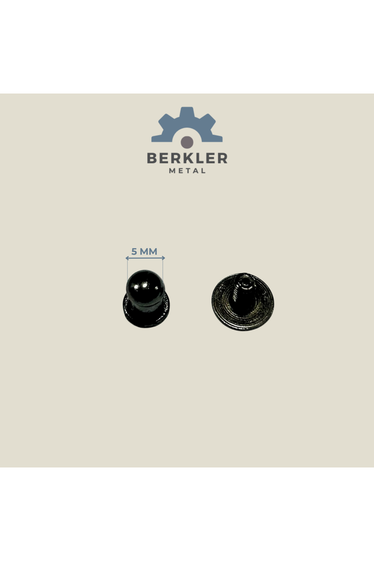 5 mm kemer vidası siyah renk