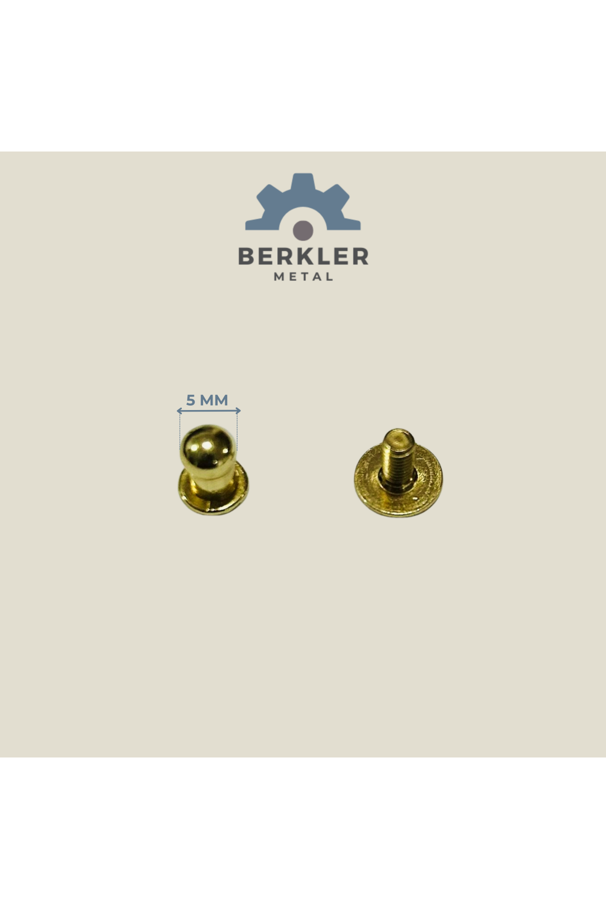 5 mm kemer vidası sarı renk