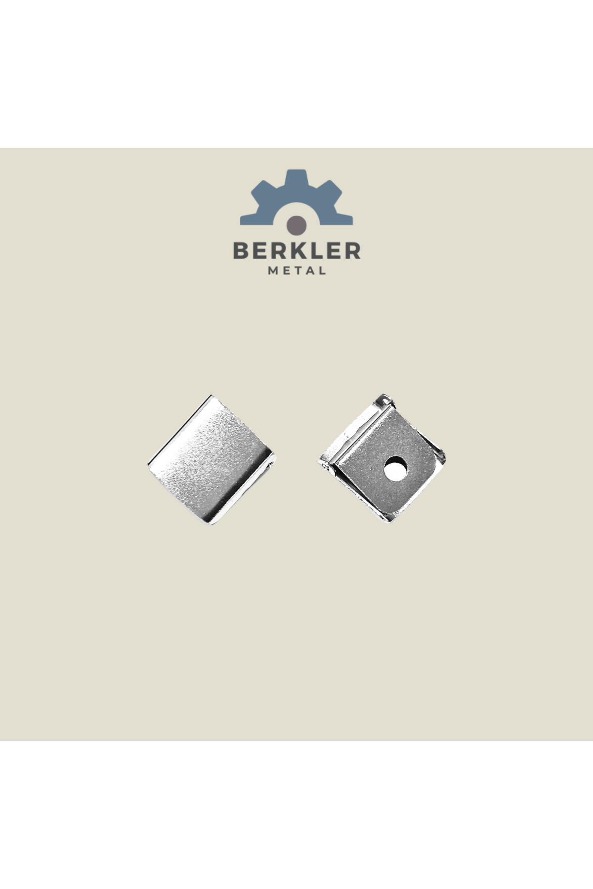 Şapka tokası klipsi metal renk