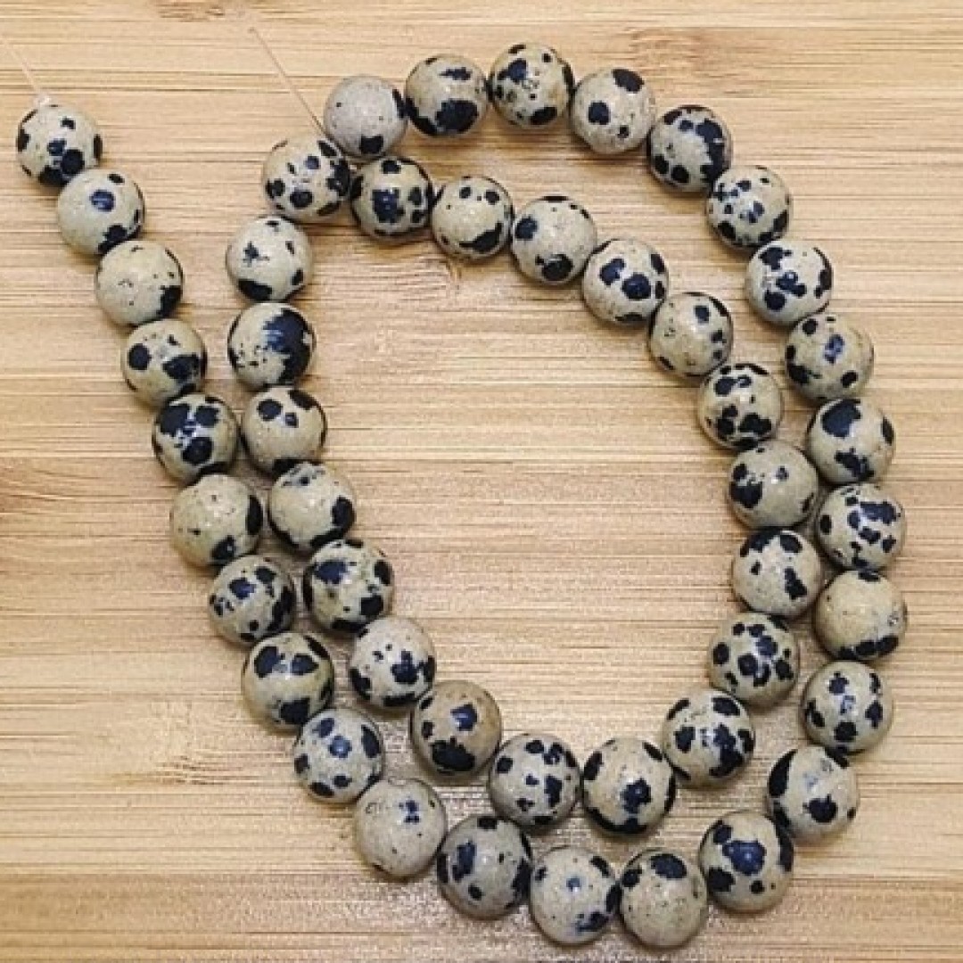 DALMAÇYALI JASPER 8 MM KÜRE DİZİ TAŞ