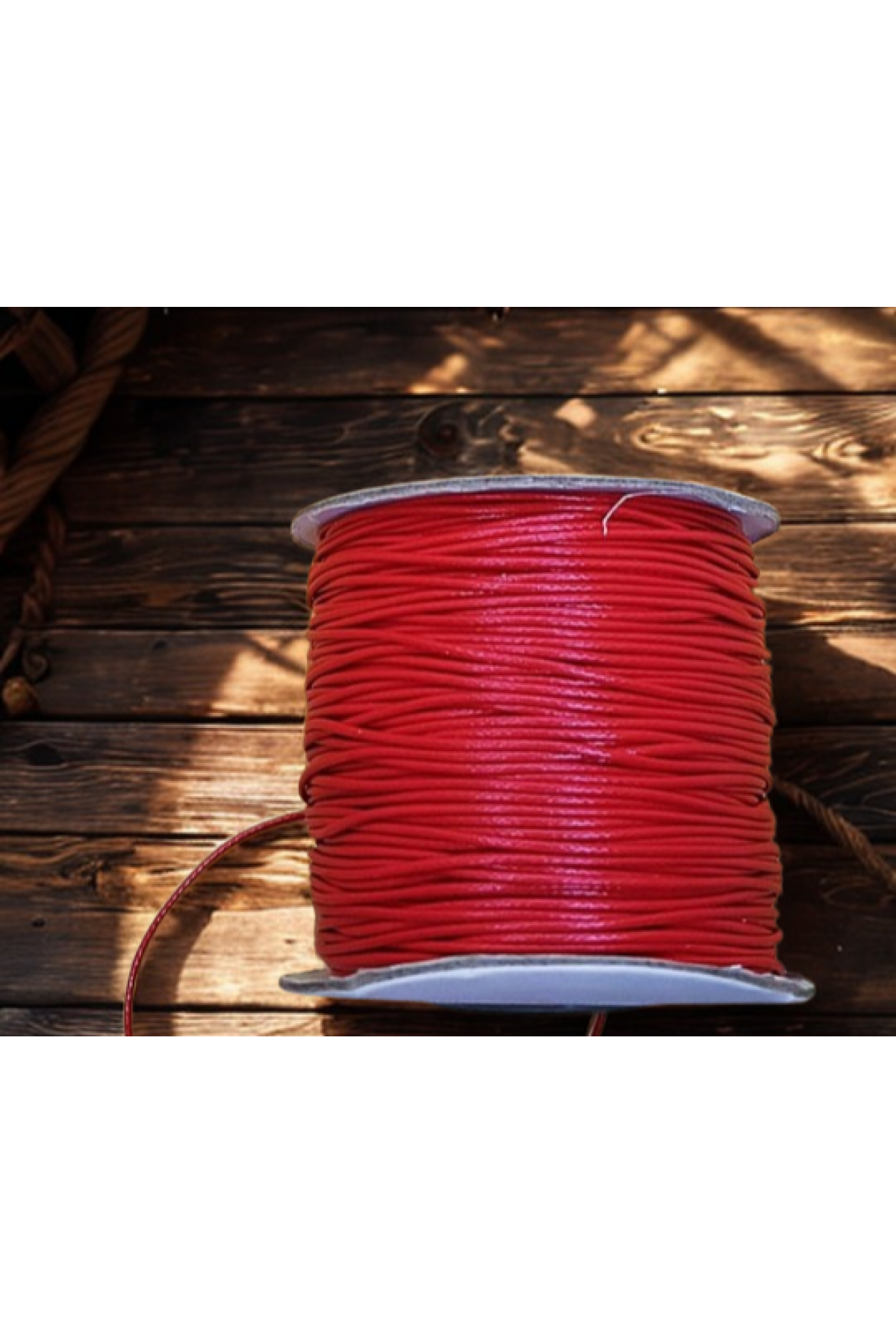 1 mm kore ipi kolye ve bileklik ipi kırmızı